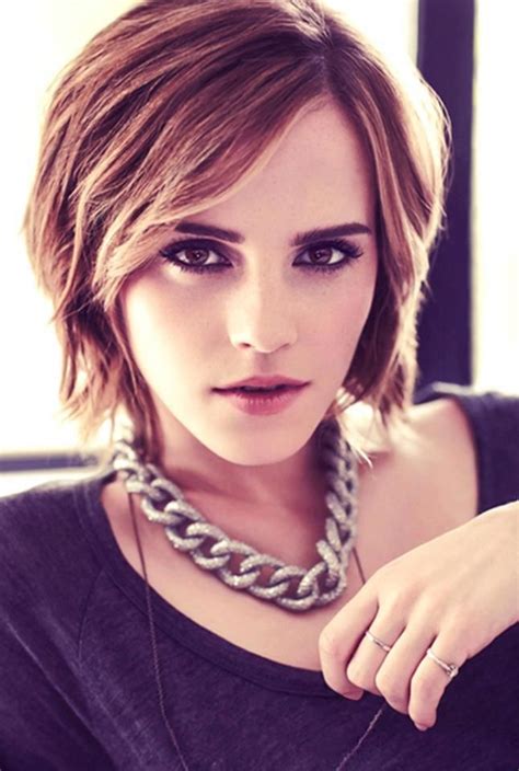 Emma Watson Celebrity Short Hair Celebrity Haircuts Bob Haircuts Haircuts Hairstyles