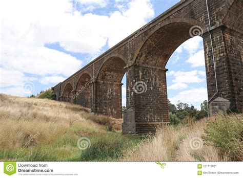 The Malmsbury Viaduct 1860 Is 152 Metres Long And Made Of Loca Stock