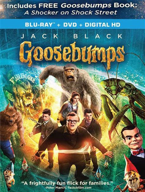 Best Buy Goosebumps Includes Digital Copy Blu Raydvd 2 Discs