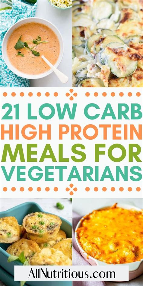 21 Low Carb High Protein Vegetarian Recipes Recipe Low Carb