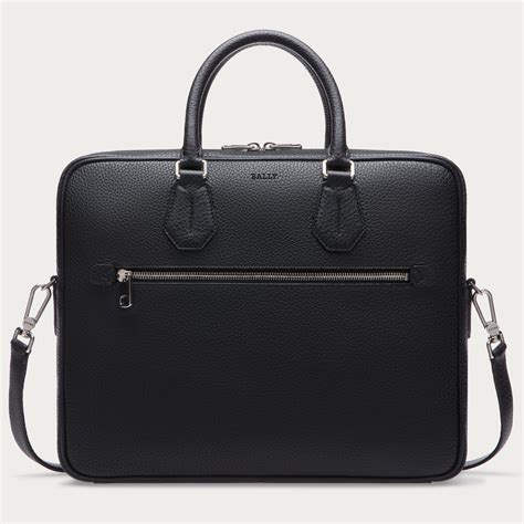 Bally Condria Men ́s Leather Business Bag In Black In Black For Men Lyst