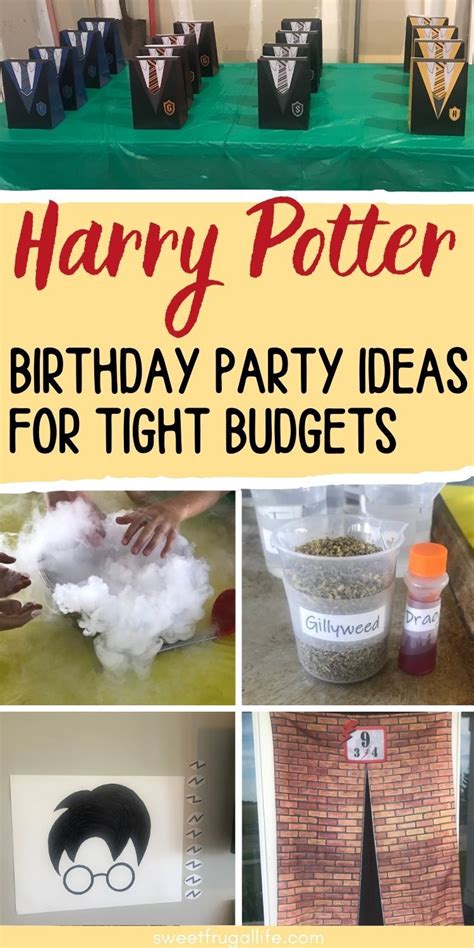 Harry Potter Theme Party Ideas Sweet Frugal Life Harry Potter Theme