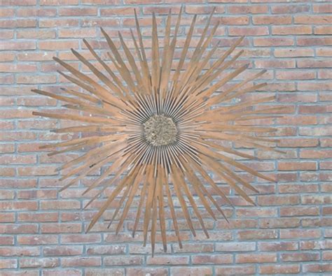 Metal hangers on the back of the panel allow for easy decorating. 37 Ideas of Large Outdoor Wall Art