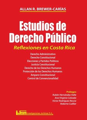 Estudios De Derecho P Blico Reflexiones En Costa Rica Derecho