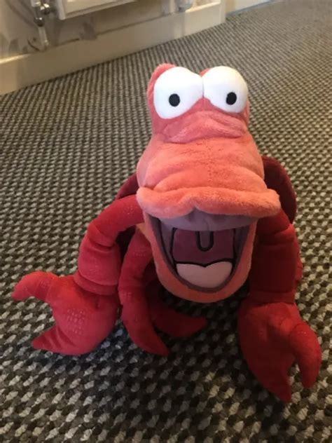 Disney Store Exclusive The Little Mermaid Sebastian Crab Soft Plush Beanie Toy Eur 1148