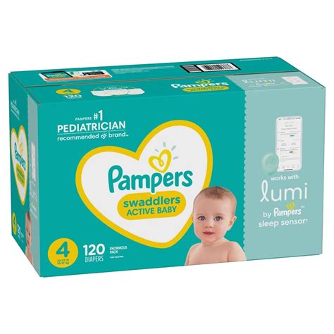 Lumi By Pampers Diapers Enormous Pack Size 4 X 120 Ct Shipt