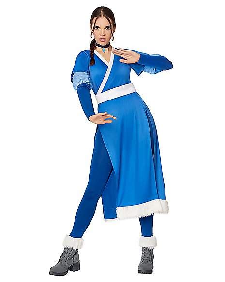 Easy Return Katara Cosplay Blue Costume Avatar The Last Airbender Girl