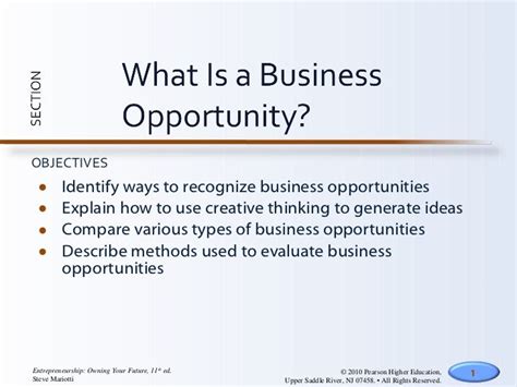 What Is A Business Opportunity