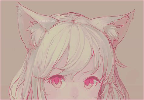 Anime Wallpaper Hd Anime Kawaii Girl Pink Cat