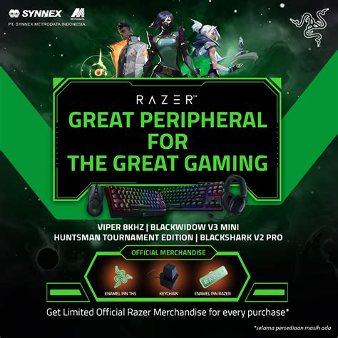 Razer Great Peripheral For The Great Gaming Synnex Metrodata Indonesia