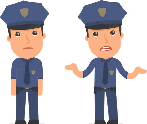 Royalty Free Upset Police Clip Art Vector Images And Illustrations Istock