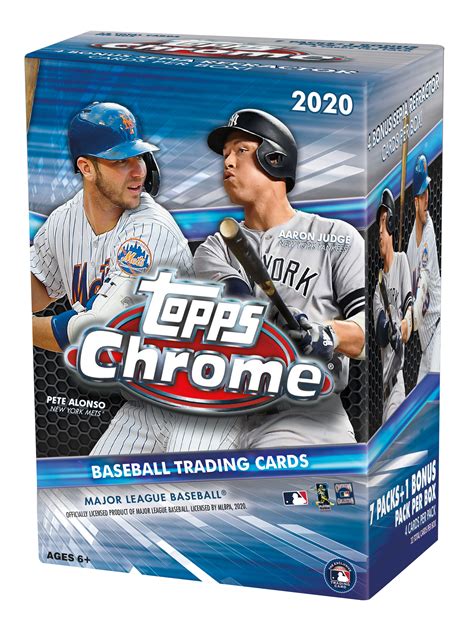 Maybe you would like to learn more about one of these? 2020 Topps Chrome MLB Baseball Trading Cards Blaster Box- 28 Cards + 1 Bonus pack - Walmart.com ...