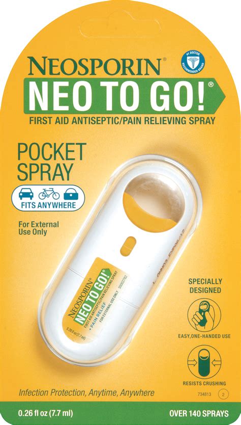 First Aid Pain Relief Spray Neo To Go® Neosporin®