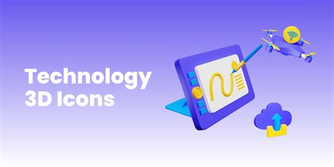 Technology 3d Icons Figma