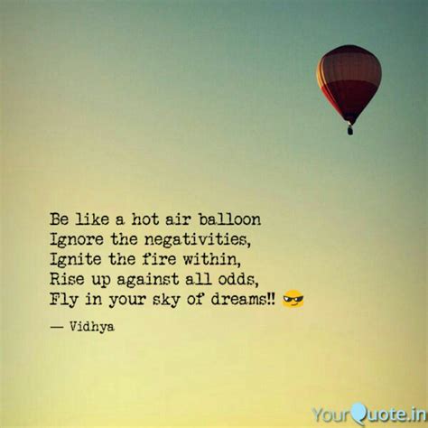 A clown is in the habit of going to the parties and prepare all types of balloons. Be like a hot air balloon... | Quotes & Writings by Vidhyashivani Govindarajan | YourQuote