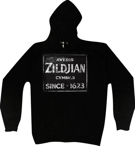 Shop epic hoodie's premium all over print zip up hoodies! Zildjian Vintage Sign Zip-Up Hoodie | zZounds