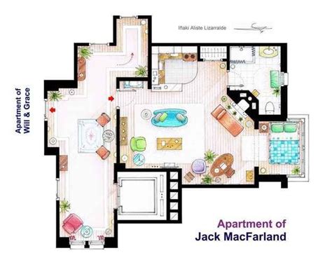 13 Incredibly Detailed Floor Plans Of The Most Famous Tv Show Homes