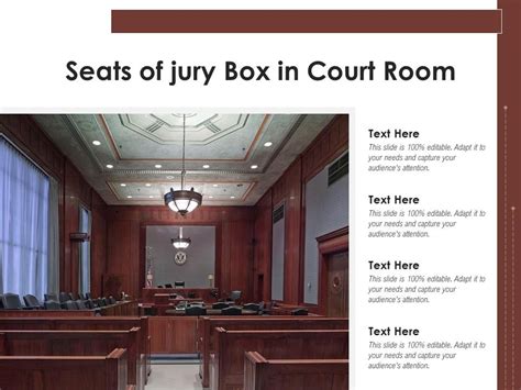 Seats Of Jury Box In Court Room Presentation Graphics Presentation