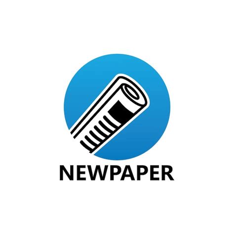 Premium Vector Modern Newspaper Logo Template Design