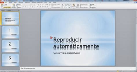 Reproducir Diapositivas Automáticamente En Powerpoint Aytuto Blog