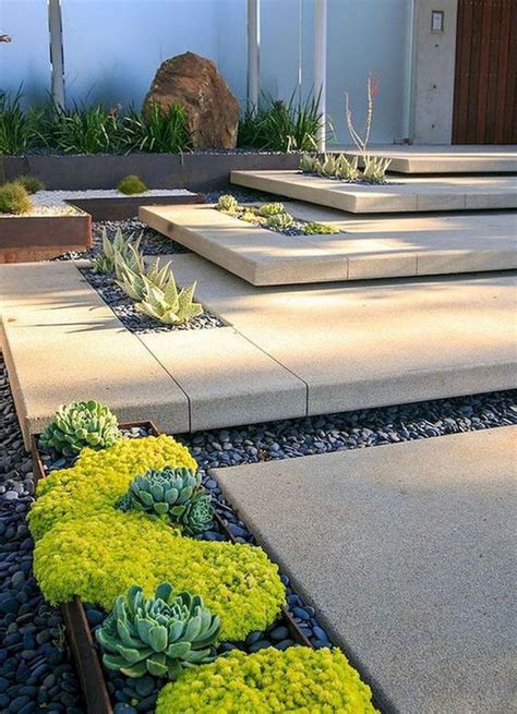 35 Modern Landscape Design Ideas For Minimalist Courtyard Garden