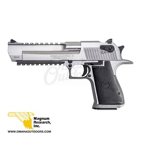 Magnum Research Desert Eagle Mark Xix Full Stainless Pistol 7 Rd 50 Ae