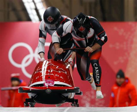 Olympics Germany Canada Lead In 2 Man Bobsled Us Struggles