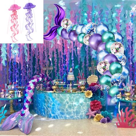 Mermaid Under The Sea Bridal Shower Kara S Party Ideas Mermaid Bridal Showers Disney