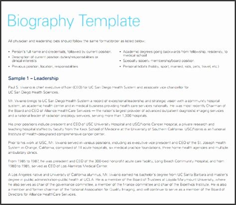 6 Autobiography Outline Templates Free Pdf Word