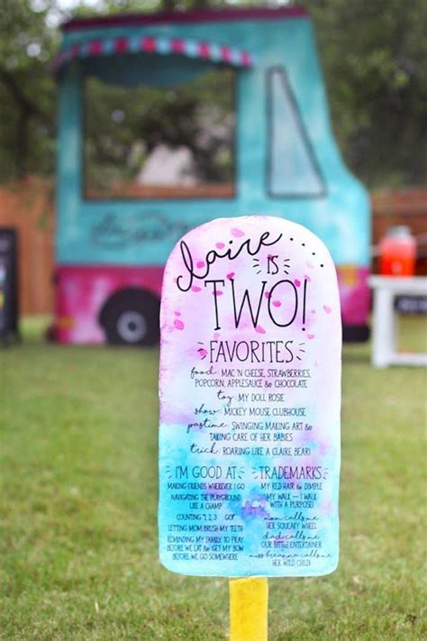 Two Cool Popsicle Themed Birthday Party Karas Party Ideas