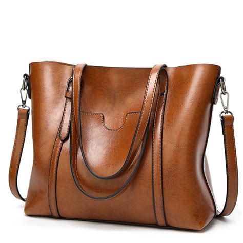Fashion Ladies Shouler Bags Handbags Women Leather Brown Best Price
