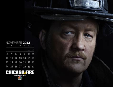 Our November Calendar Is Here Chicagofire Chicago Fire Fire Tv