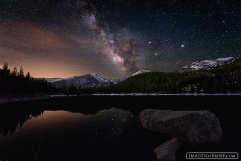Stars Over Bear Bear Lake Rocky Mountain National Park Erik