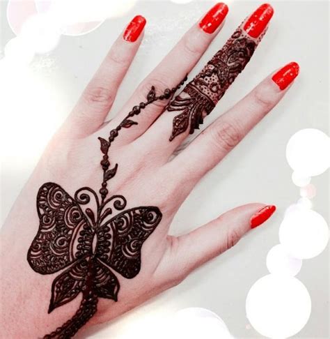 Popular Ideas 42 Simple Henna Butterfly