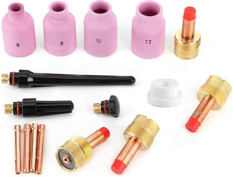 Amazon Com Tig Welding Torches Gas Lens Kit Pcs Set Ceramic Nozzle