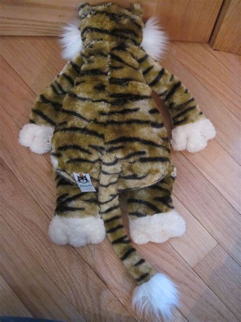 Jellycat 17 plush med bunglie kitten cat black white tuxedo kitty lg long tail. Jellycat Plush 15 Inch Bunglie Tiger Kitty Cat Toy Cream Hands Feet Jelly Cat