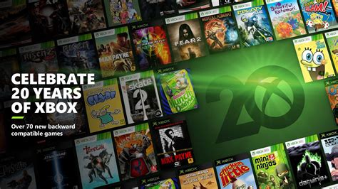 Pm Wir Feiern 20 Jahre Xbox Mit über 70 Neuen Abwärtskompatiblen