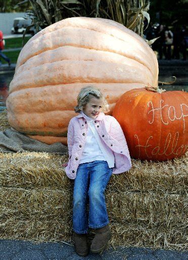 Record Breaking Pumpkin Is On Display At The New York Botanical Garden