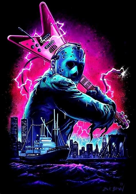 Pin By Brian On Classic Horror Retro Horror Jason Voorhees Art