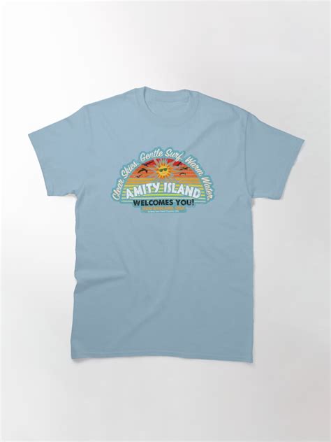 Amity Island T Shirt By Trev4000 Redbubble