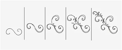 Art Class Ideas How To Draw Scrolls And Scrollwork