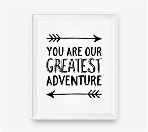 You Are Our Greatest Adventure Nursery Wall Art Children Etsy