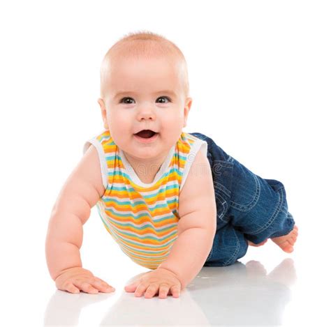 Happy Little Baby Stock Photo Image Of Background Infant 125736172