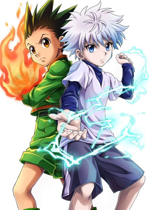 Deviantart is the world's largest online social. Killua and Gon // Hunter x hunter | Personagens de anime ...