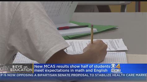 Half Of Students Meet Expectations On New Mcas Test Youtube