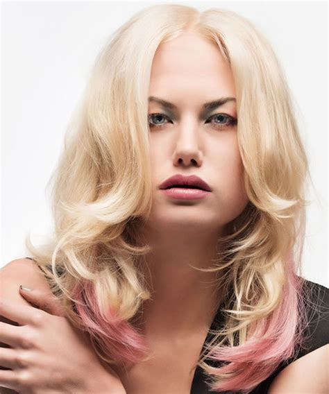 Elevate its sleek appeal with a platinum balayage. Excellent medium length hairstyles that you will like for ...