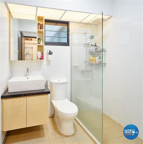 Contemporary Scandinavian Design Bathroom Hdb 4 Room Design By