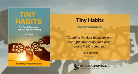 Book Summary Tiny Habits Bj Fogg