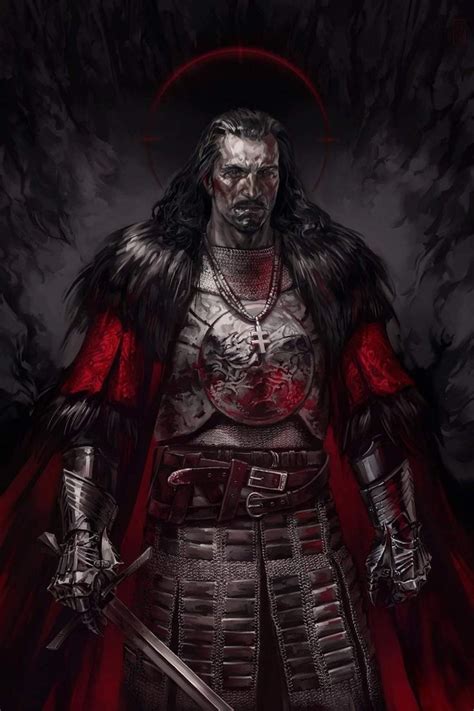 Vlad The Impaler Dracula Vampire Art Fantasy Concept Art Vlad The