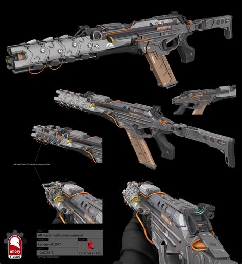 Kris Thaler Cyberpunk2077 Assault Rifle Tech Variant